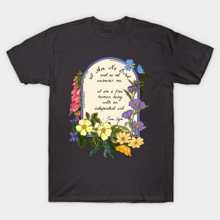 Jane Eyre, I Am No Bird and No Net Ensnares Me T-Shirt